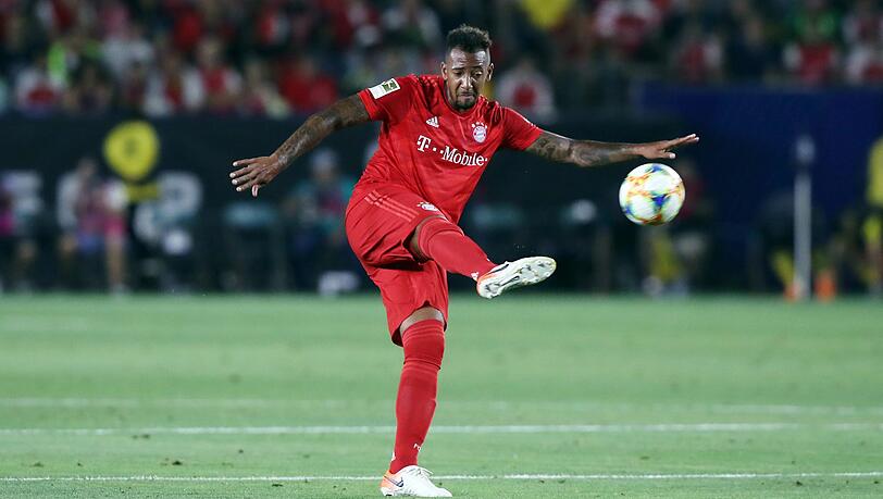 Engagierte und motivierte Auftritte in der Vorbereitung beim FC Bayern: Abwehrstar Jérôme Boateng. Engagierte und motivierte Auftritte in der Vorbereitung beim FC Bayern: Abwehrstar Jérôme Boateng.