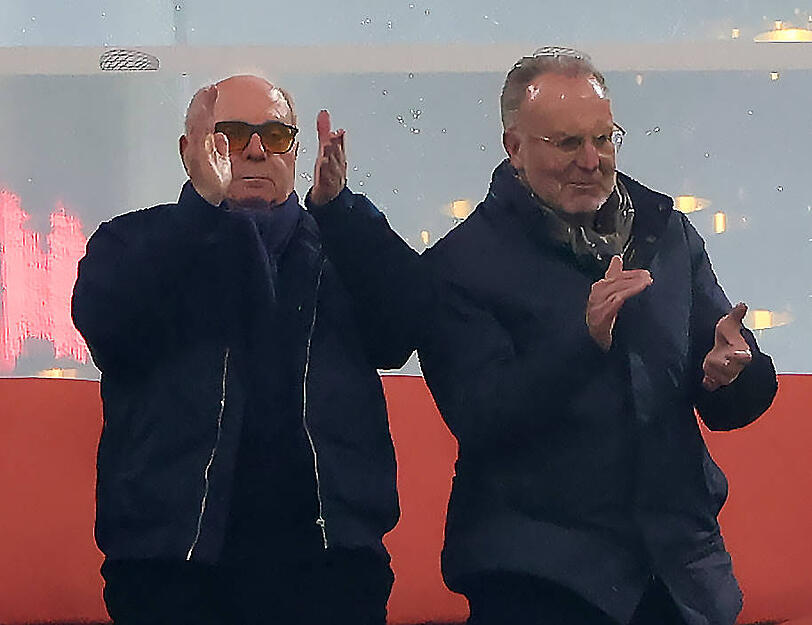 Bayern-Aufsichtsräte: Uli Hoeneß (l.) und Karl-Heinz Rummenigge.
