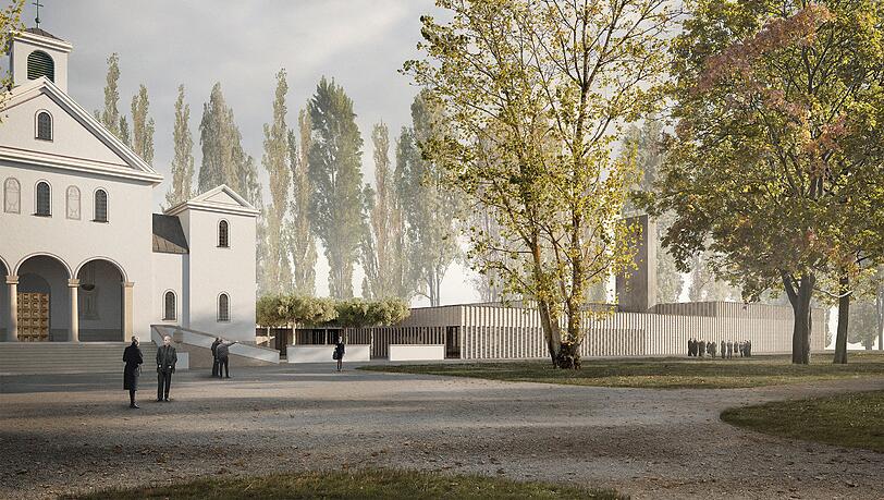 Das neue Krematorium. Das neue Krematorium.