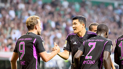 Manchester United wollte sie, der FC Bayern hat sie: Harry Kane (l.) und Kim Min-jae.