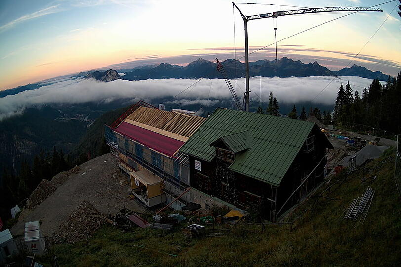 F&uuml;r den Alpenverein ist die Sanierung der Vorderkaiserfeldenh&uuml;tte in Tirol ein Gro&szlig;projekt.
