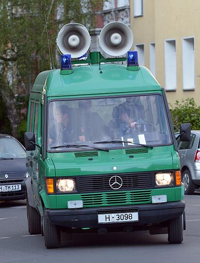 Bombenentschärfung in  Hannover