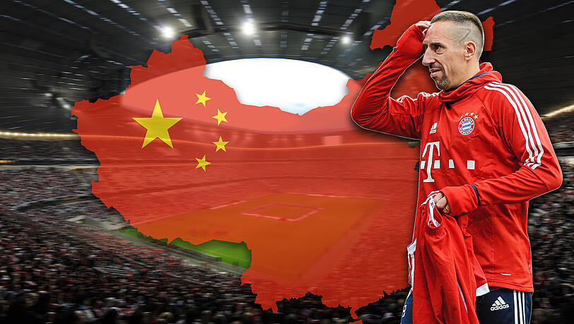 Hatte bereits mehrere Angebote aus China - und lehnte jedesmal ab: Bayerns Franck Ribéry. Hatte bereits mehrere Angebote aus China - und lehnte jedesmal ab: Bayerns Franck Ribéry.