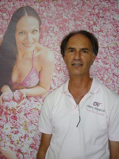 Chris Tsolakis und &bdquo;sein&ldquo; Tal der Rosen