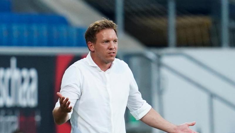 Leipzigs Trainer Julian Nagelsmann rechnet nicht mehr mit einem Verbleib von Timo Werner. Leipzigs Trainer Julian Nagelsmann rechnet nicht mehr mit einem Verbleib von Timo Werner.