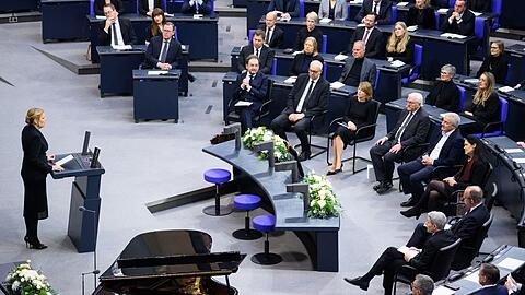 Die Spitzen der deutschen Politik nehmen Abschied von der fr&uuml;heren Bundestagspr&auml;sidentin S&uuml;ssmuth