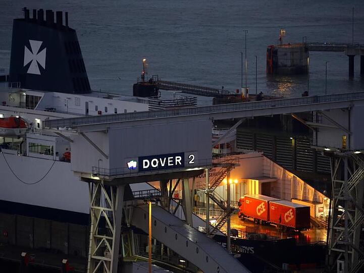 Im Hafen von Dover droht nach einem ungegeregelten Brexit das blanke Chaos.