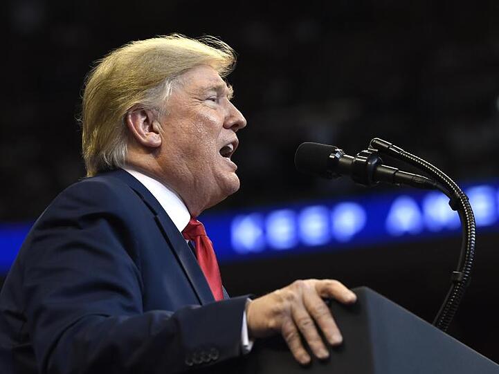 Donald Trump, hier bei einer Wahlkampfveranstaltung, ist gegen weitere Weltbankkredite für Peking.