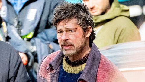 Brad Pitt in Amsterdam.