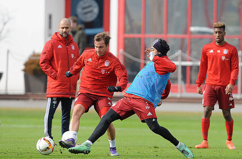 Weitere Bilder vom öffentlichen Bayern-Training am Dienstag.