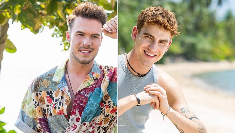Die "Prince Charming"-Gewinner Maurice (l.) und Basti versuchen erneut ihr Glück bei einer Datingshow.