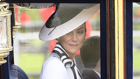 Prinzessin Kate bei ihrem ersten öffentlichen Auftritt seit Bekanntwerden ihrer Krebserkrankung.