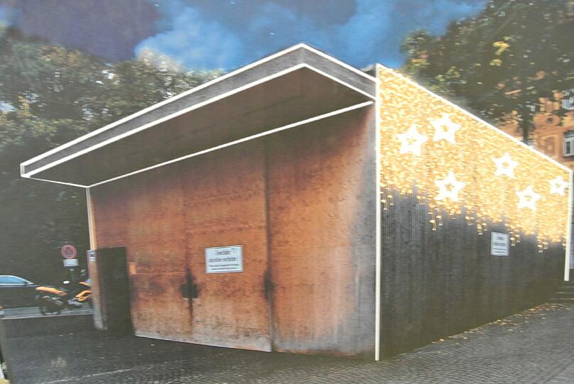 Licht verwandelt die hässliche Müll-Hütte zum Kunstwerk, das immer bleiben sollte.