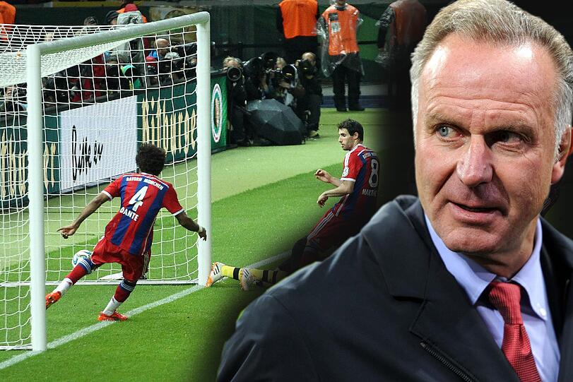 Bayern-Vorstand Karl-Heinz Rummenigge findet, dass das Tor von Mats Hummels aus einer Abseitsposition erzielt wurde.