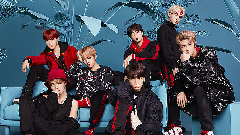 Die Band BTS dominiert die K-Pop-Szene. Die Band BTS dominiert die K-Pop-Szene.