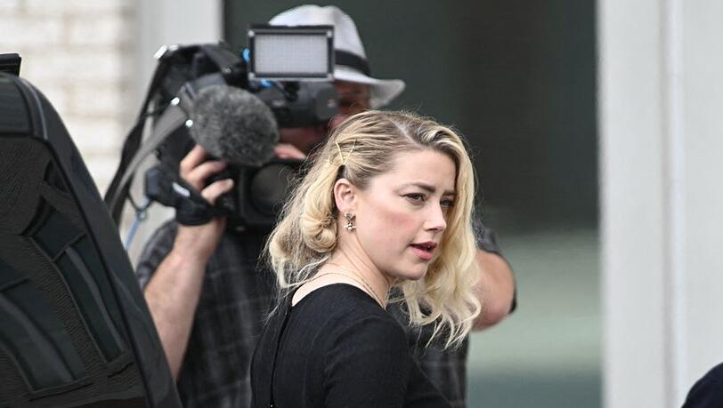 Amber Heard kurz vor der Urteilsverkündung im Verleumdungsprozess gegen Johnny Depp.