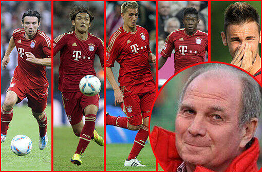 ... sein Engagement für den FC Bayern:
"Früher habe ich 80 Prozent meiner Arbeitszeit mit den Spielern verbracht. Heute verwende ich 80 Prozent darauf, das Geld einzutreiben, um sie finanzieren zu können."