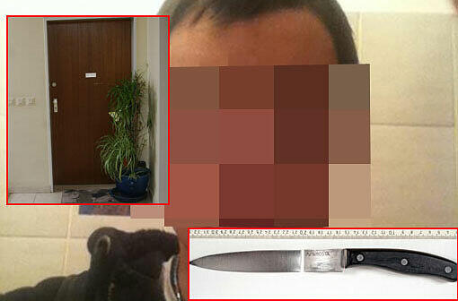 In der elterlichen Wohnung wurde der mutmaßliche Mörder von Katrin Michalk festgenommen. Das abgebrochene Tatmesser hatte er in seinem Zimmer.
