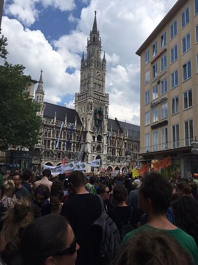 Riesen-Auflauf bei der "noPAG"-Demo in München. Klicken Sie sich durch die Bilder.