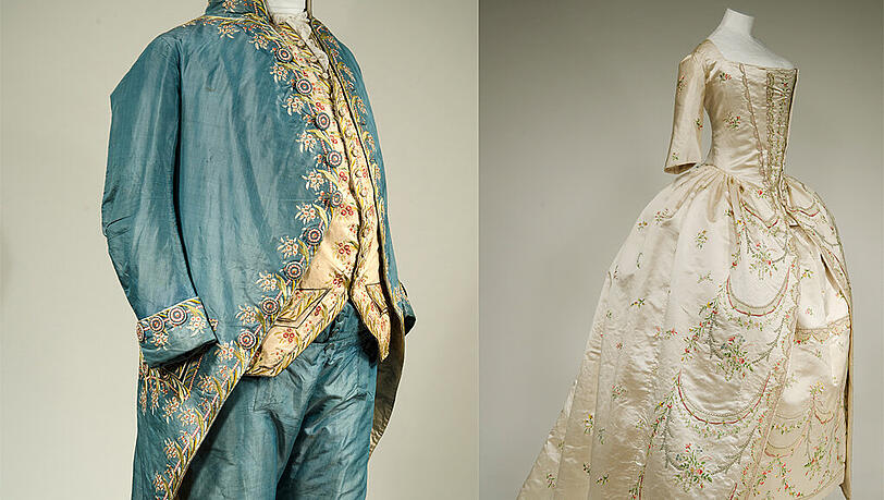 Robe und Rock aus der Studioausstellung „Aus dem Rahmen“. Robe und Rock aus der Studioausstellung „Aus dem Rahmen“.