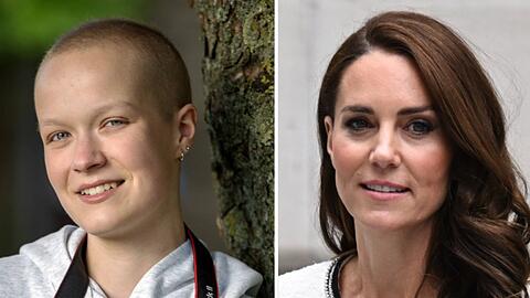 Prinzessin Kate traf die krebskranke Fotografin Liz Hatton (l.) noch im Oktober.