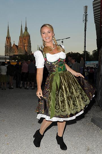 Auch schon ein Urgestein auf der Wiesn: Eva Grünbauer