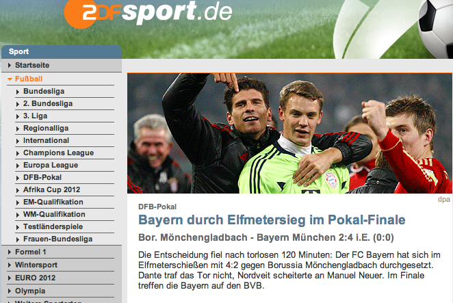 DFB-Pokal: Bayern im Halbfinale: Die Pressestimmen - FC Bayern - Abendzeitung München