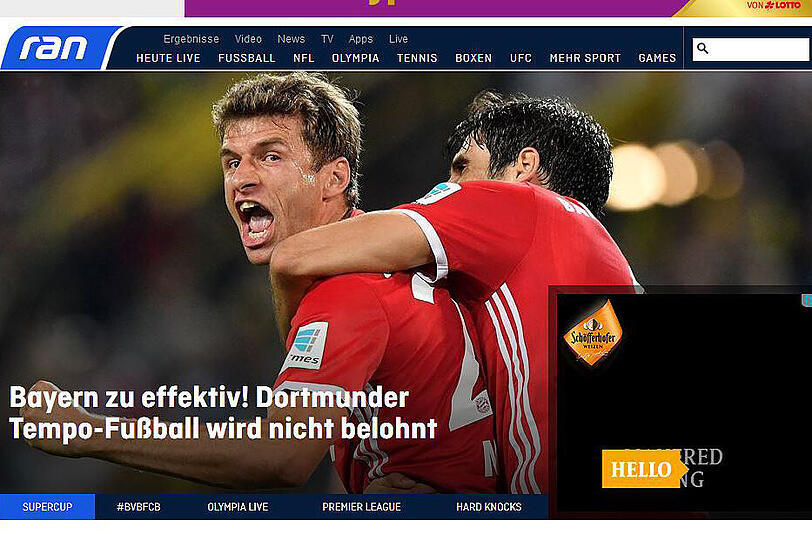 Für die Kollegen von "Ran" steht vor allem die effektive Chancenverwertung des Rekordmeisters im Mittelpunkt. Während Dortmund seine Gelegenheiten im Spiel nicht nutzt, schlagen die Bayern eiskalt zu.