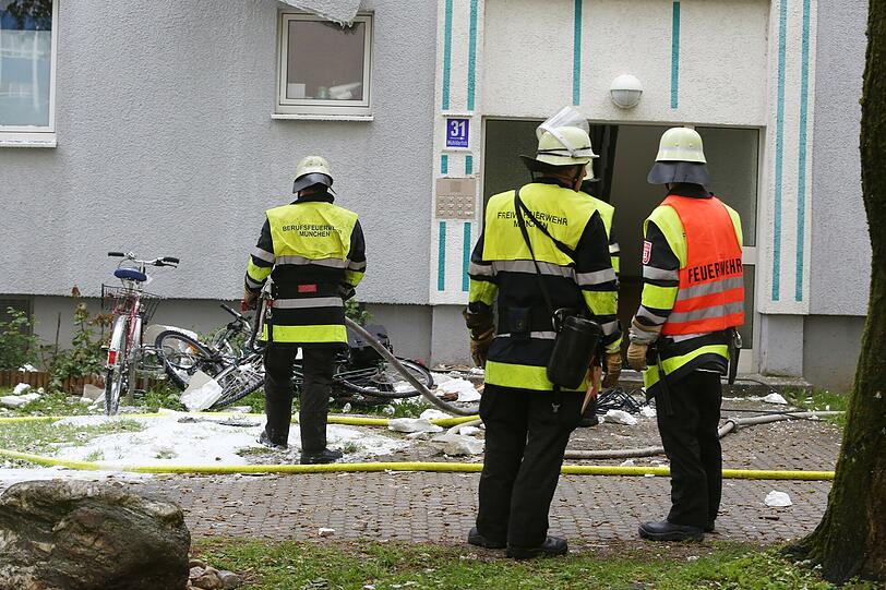 Heftige Explosion in Berg am Laim. Die Bilder!