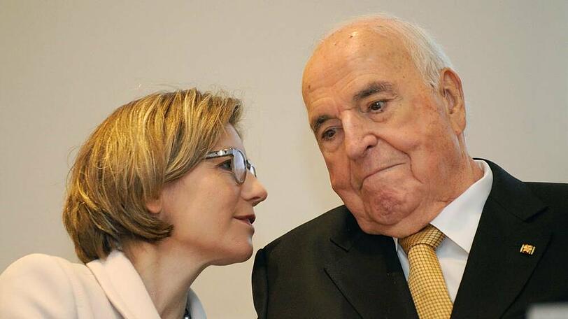Helmut Kohl und Maike Kohl-Richter im Jahr 2014