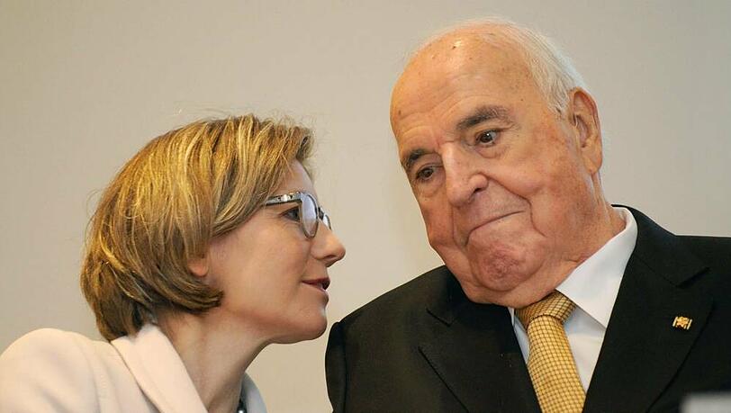 Helmut Kohl und Maike Kohl-Richter im Jahr 2014