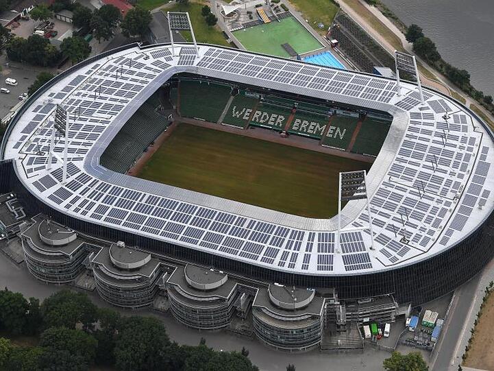 Der SV Werder Bremen trägt seine Spiele im Weserstadion aus.