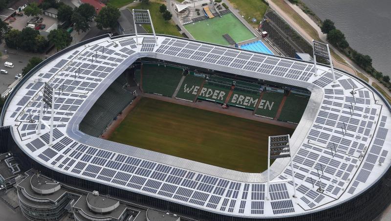 Der SV Werder Bremen trägt seine Spiele im Weserstadion aus. Der SV Werder Bremen trägt seine Spiele im Weserstadion aus.