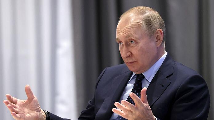 Der Präsident von Russland: Wladimir Putin.