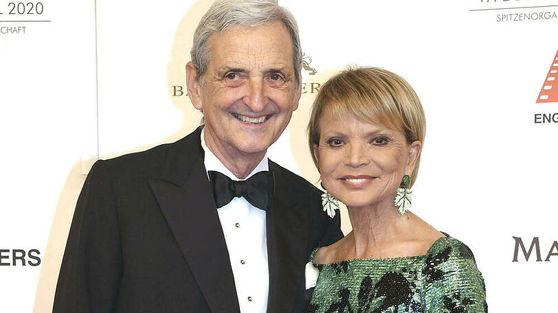 Schauspielerin Uschi Glas wurde zum Deutschen Filmball 2020 von Ehemann Dieter Hermann begleitet.