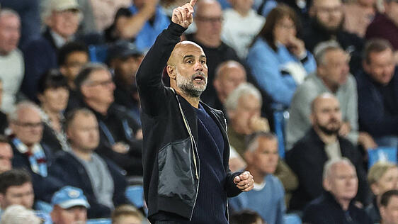 Er würde Florian Wirtz  nur allzu gern zu Manchester City holen: Pep Guardiola, der frühere Trainer des FC Bayern.