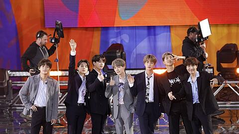 Die K-Pop-Gruppe BTS .