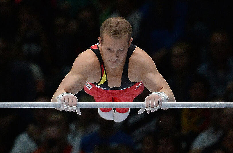 Fabian Hambüchen scheiterte am Reck schon in der Qualifikation.
