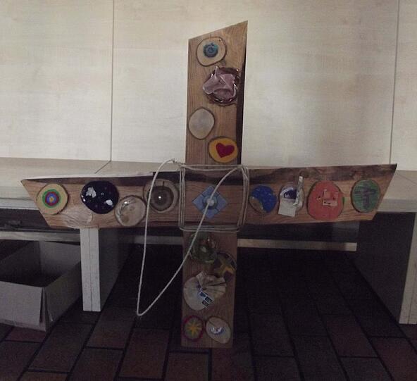 Bilder von der zerstören Einrichtung in der Bahnhofsmission.