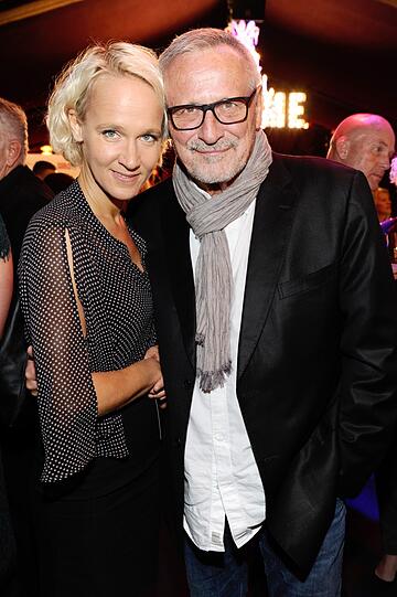 Konstantin Wecker und Frau Annik