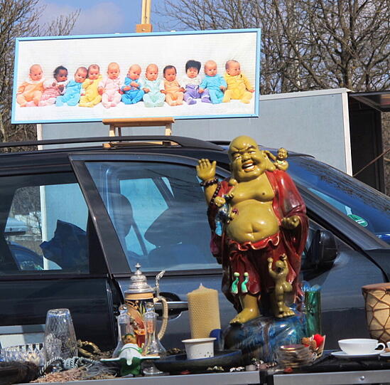 Skurriles, Schönes, Überflüssiges: Impressionen vom Flohmarkt in Milbertshofen.