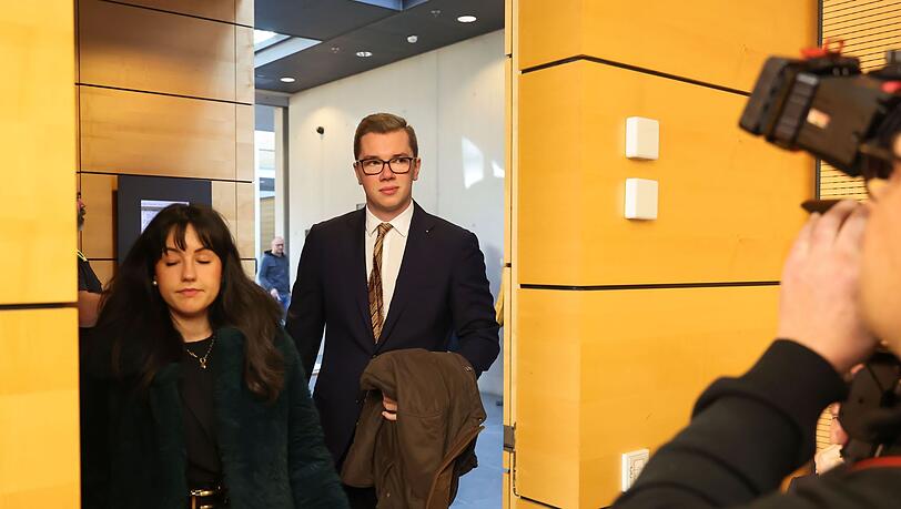 Der AfD-Politiker Halemba war im Oktober 2023 als damals j&uuml;ngster Abgeordneter in den bayerischen Landtag gew&auml;hlt worden.  Er gilt als Rechtsau&szlig;en in der bayerischen AfD. (Archivbild)