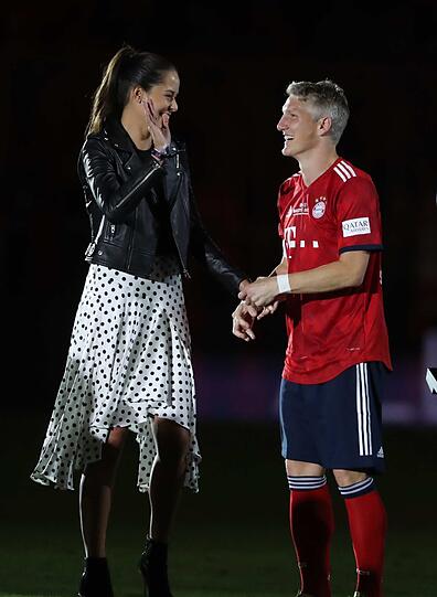 Bastian Schweinsteiger mit seiner Frau Ana Ivanovic.
