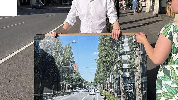2025 stellte Dominik Krause – als damals noch zweiter Bürgermeister – das Projekt mit den breiten Radwegen an der Lindwurmstraße vor. 2025 stellte Dominik Krause – als damals noch zweiter Bürgermeister – das Projekt mit den breiten Radwegen an der Lindwurmstraße vor.