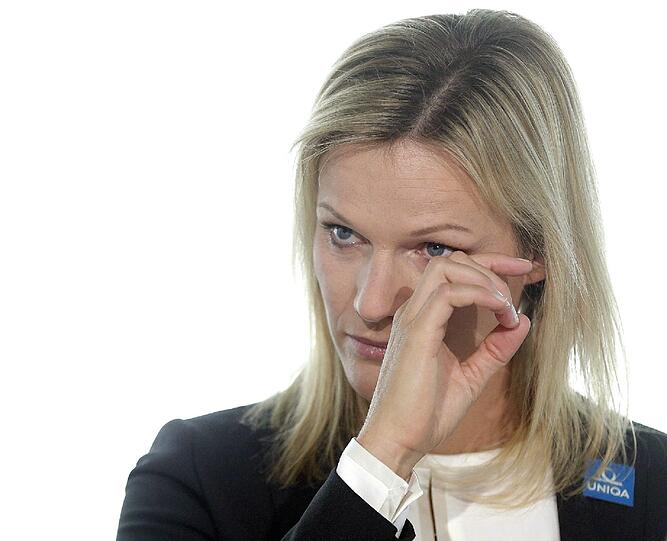 Die 33-Jährige erklärte in Wien ihren Rücktritt.