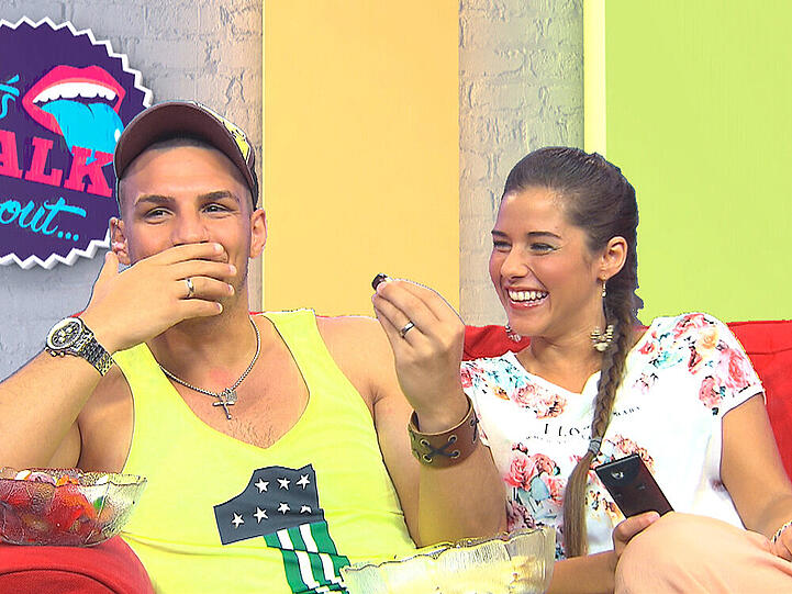 Pietro Lombardi und Sarah Engels in der RTL-II-Show "Let's talk about..."