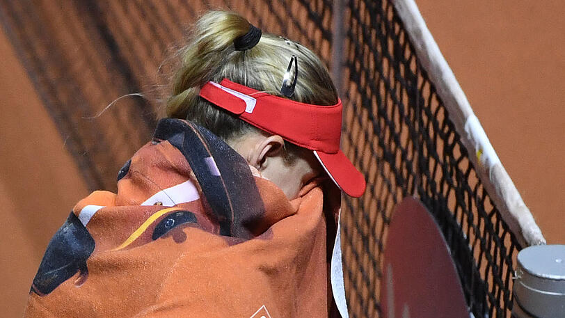 Frust pur: Angelique Kerber verlässt den Centre Court.