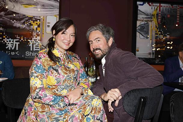 Ebenfalls unter den Gästen am Samstag: Regisseur David Dietl mit Frau Lydie Leschak. Ebenfalls unter den Gästen am Samstag: Regisseur David Dietl mit Frau Lydie Leschak.