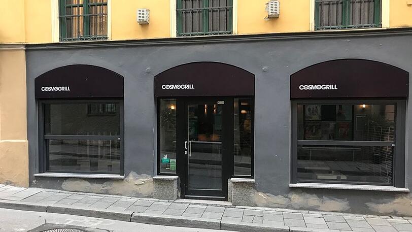 Steht leer: Der Cosmogrill in der Maximilianstraße.