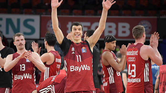 Bayerns-Basketballer beenden die reguläre Saison auf dem dritten Tabellenplatz.